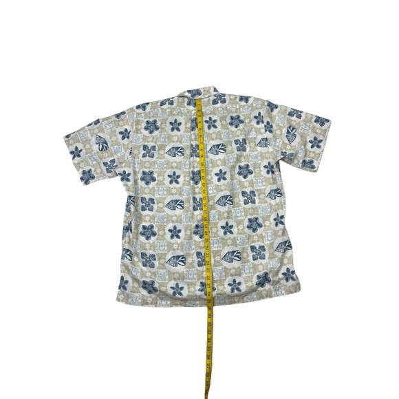REYN SPOONER Hawaiian Traditionals Aloha Fish Hawaiian Shirt L - Picture 5 of 5